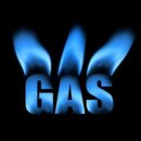 The supply of natural gas